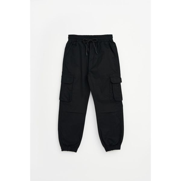 Bonito | Pantaloni Da Jogging Cargo Da Ragazzo - Taglia 140 (9-10 Anni) - Gabardine - Resistenti, Comodi E Pratici-image