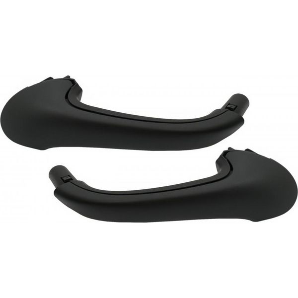 Set Maniglie Porte Anteriori Tirate Interne Per Mercedes Classe C W203 S203 00-07 Nero.-image