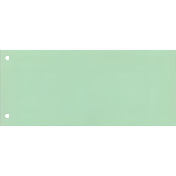 Q-Connect® KF00518 Strisce Divisorie - Cartone Da 190 G/M², Verde, 100 Pezzi-image
