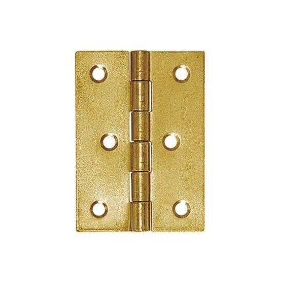 Cerniera Per Cassa Con Perno Rivettato Zincata Gialla 43X60X1,0Mm-image
