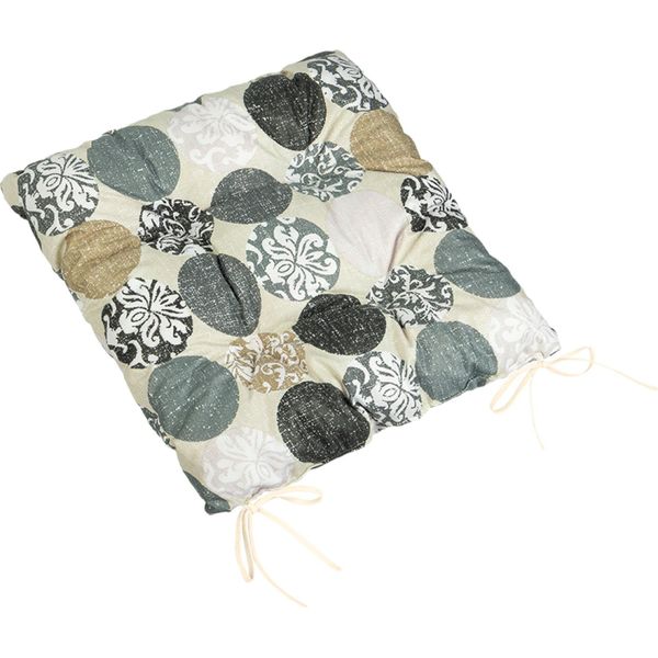Cuscino Trapuntato 40X40 Cm Palla Grigio-image