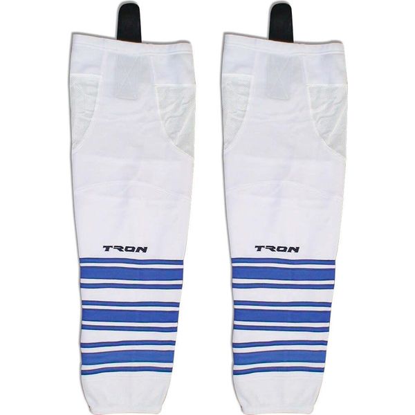 Tronx SK300 Calzettoni Da Hockey Senior, Toronto Maple Leafs, Bianco, Taglia: 30 Pollici-image