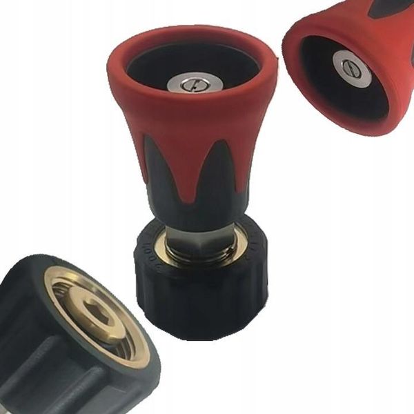 Rosfix Lancia Mini M22 – Ugello A Getto Piatto 40° Rosso | Max. 4000 Psi | Compatibile Con Karcher Hd/Hds | Compatto E Resistente-image
