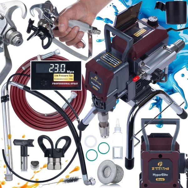 Zenthril Unità Di Verniciatura Bravo, 2200 W, 25 Mpa, 0,031 Pollici, 3 L/Min, Serie Hyperelite-image