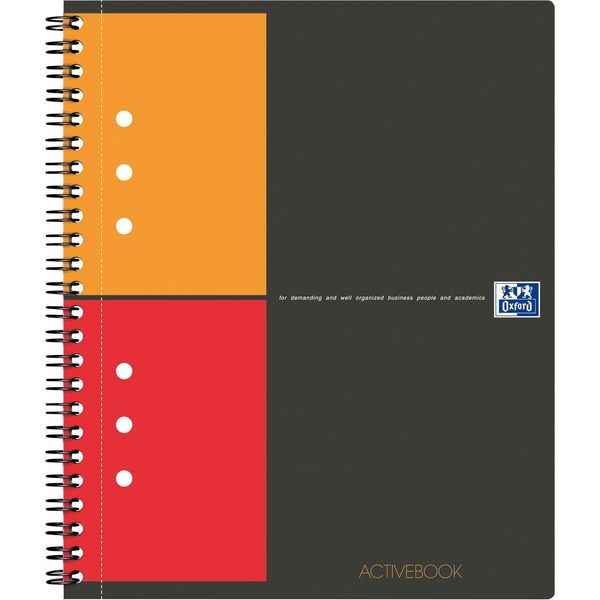 Oxford Activebook Quaderno Per Scrivere A5 80 Fogli Nero-image