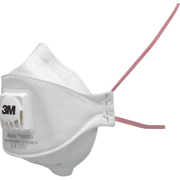 1 Maschera Facciale FFP3 Maschera Facciale Per Respiratore Con Valvola 3M™ Aura™ 9332+, PU:1-image