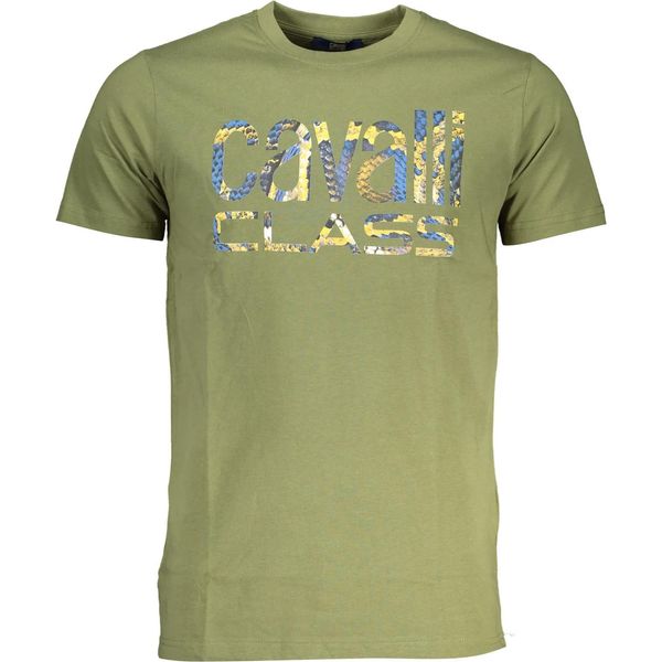 T-Shirt Cavalli Class Verde Comfort Elegante : Taglia - 2XL Taglia: 2XL-image
