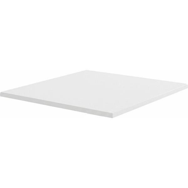 Piano Quadrato Laminato 60 X 60 Cm Bianco - Oviala Haussmann-image