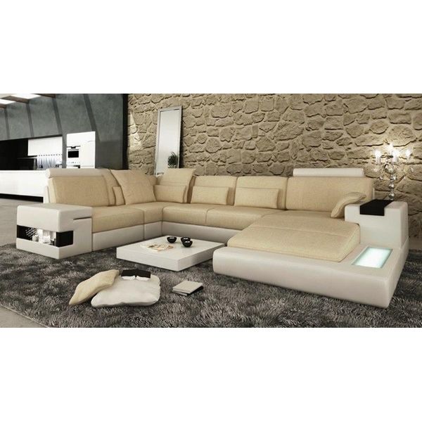 Divano Ad Angolo Divano Imbottitura Divano A U Zona Giorno Bellini Design Divano Xxl Big-image