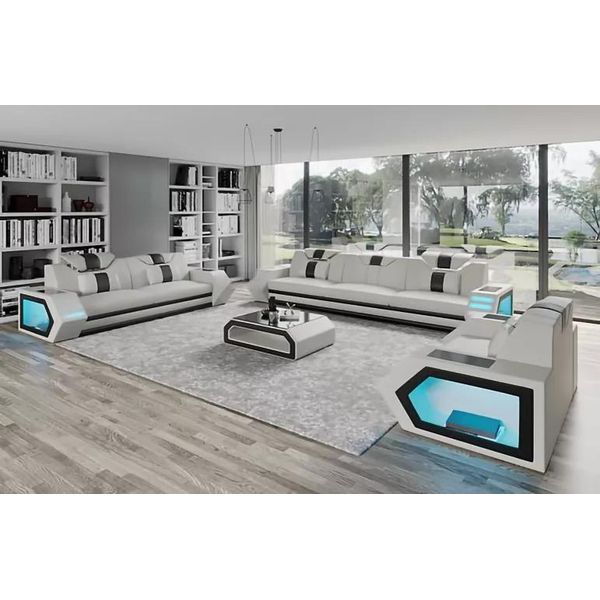 Set Di Divani Di Design 321 Posti Divano Divano Moderno Lusso Nuovo Imbottito-image