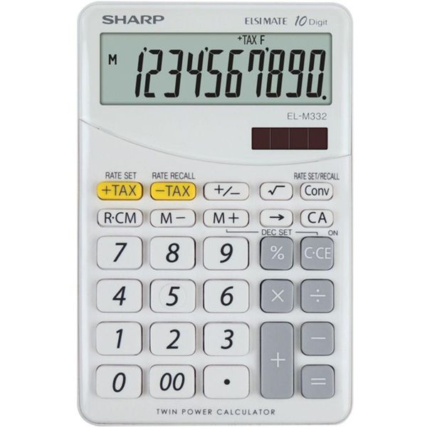Sharp EL-M332 Calcolatrice Scrivania Calcolatrice Finanziaria Bianco-image