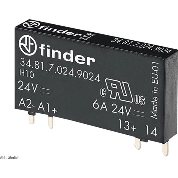 Relè Finder Ssr A Innesto/Stampa 24 V Dc, 6A, 1 Contatto Na 34.81.7.012.9024-image
