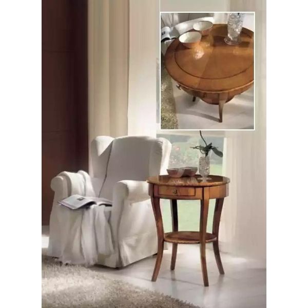 Tavolino In Legno Tavoli Di Design Tavolo Rotondo Italiano In Legno Nuovo-image