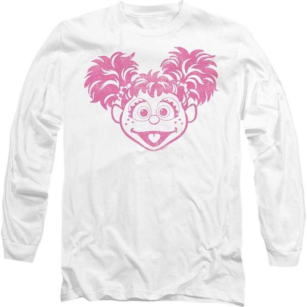 Sesame Street - T-Shirt Unisex Uomo/Donna, Manica Lunga TV29021 (L) (Bianco)-image