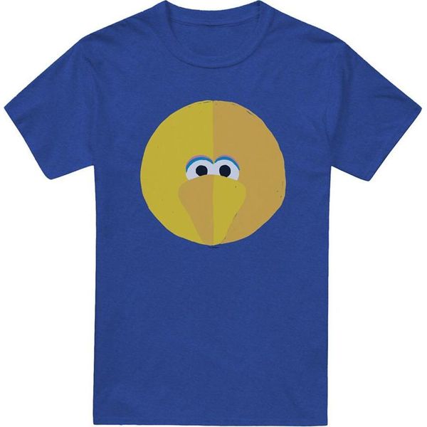 Sesame Street - Maglietta "Beak"" Per Uomo/Donna Unisex, Screziata TV29053 (3XL) (Blu Reale)"-image