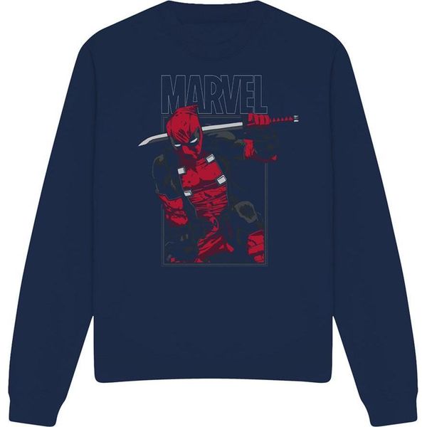 Deadpool - Felpa Per Bambini/Ragazzi Unisex TV29223 (L) (Marine)-image