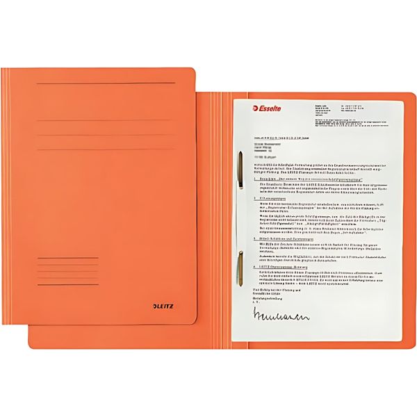 Leitz 3003-00-45 3003 Raccoglitore A Fogli Mobili Fresh - A4, 250 Fogli, Pinzatura, Cartone (Rc), Arancione-image