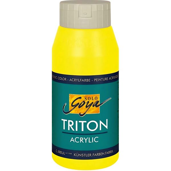 Kreul Solo Goya Triton Vernice Acrilica Giallo Fluorescente 750 Ml 1 Pz-image