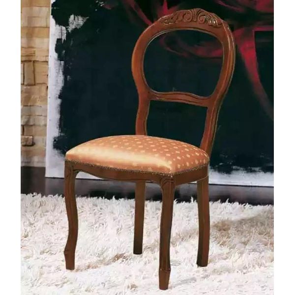 Sedia Di Design Sedia Da Pranzo Classica Sedia Imbottita Mobili Tessili-image