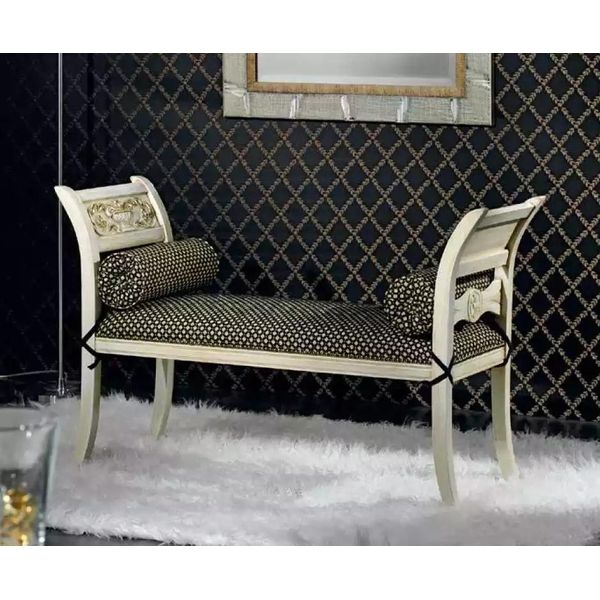 Panca Classica Di Design Panca Tessile Panca D'arredo Sedute Panche D'arredo Panche-image