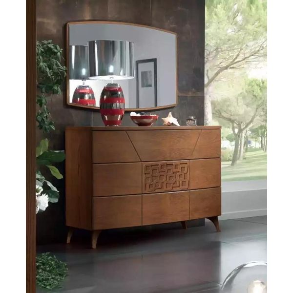 Camera Da Letto Set Dresser Mirror Luxury Complete Modern Dressers 2Pcs-image