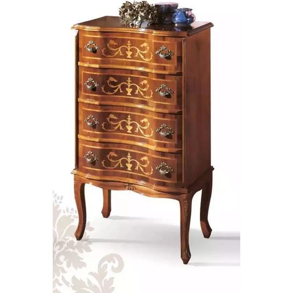 Credenza Cassettiera Mobili Da Camera In Legno Armadio Bianco-image