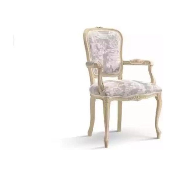 Sedia Imbottita Con Braccioli Sedia Soggiorno Poltrona Sala Da Pranzo-image