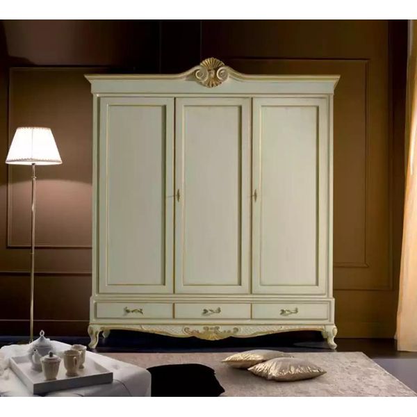 Armadio In Stile Classico Armadio In Legno Camera Da Letto Nuovo-image