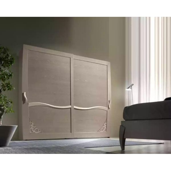 Armadio Mobili Italiani Armadio Per Camera Da Letto In Vero Legno-image