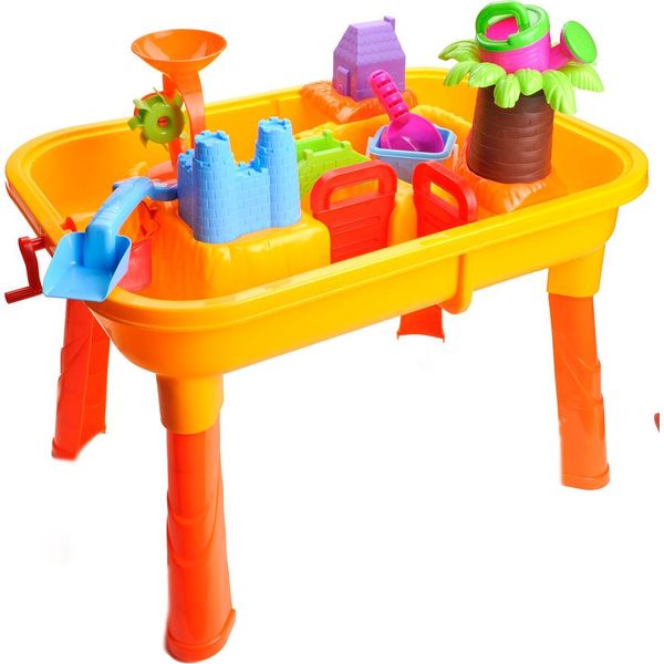 Set Da Gioco Per Tavolo Zand E Acqua Con Accessori - Plastica Multicolore-image