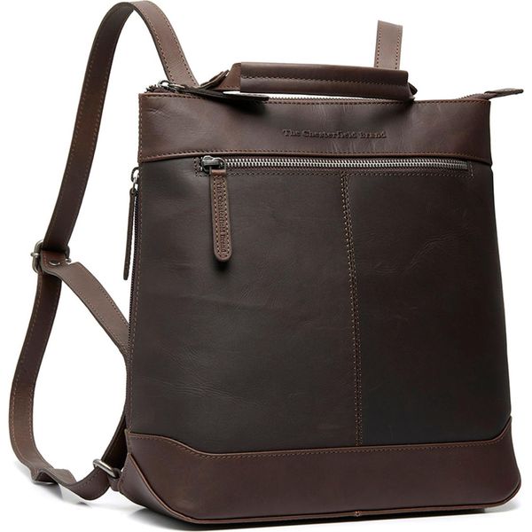 The Chesterfield Brand Pelle Zaino Per Il Tempo Libero Zaino Harare Backpack Brown Marrone Scuro-image