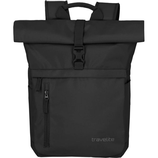 Travelite Zaino Per Il Tempo Libero Zaino Con Scomparto Per Laptop Basic Rollup Backpack 35L Black Nero-image