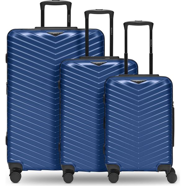 Redolz Carrello Essentials 18 Trolley Set 3 -Pezzi Metallic Blue Shiny-image