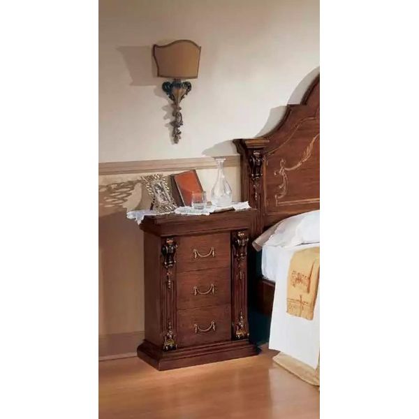 Comodino Di Design Tavoli Laterali Camera Da Letto Legno Console-image