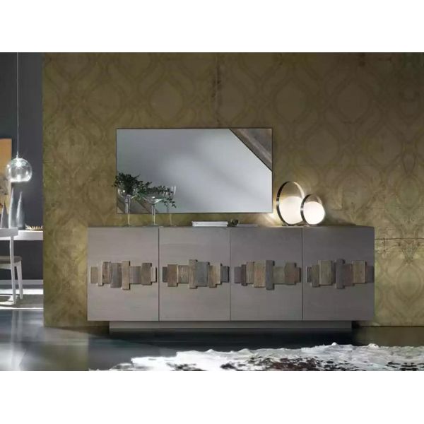 Lusso Credenza Cassettiera Cassettiere Legno Mobile Soggiorno Nuovo-image