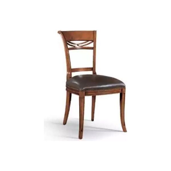 Sedia Poltrona Poltrona Imbottita In Legno Sedie Classiche Poltrona Design Nuovo-image