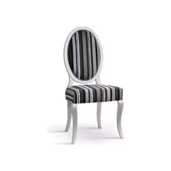 Sedia Poltrona Poltrona Classica In Legno Massiccio Poltrona Tessile Lounge Tappezzeria Nuova-image