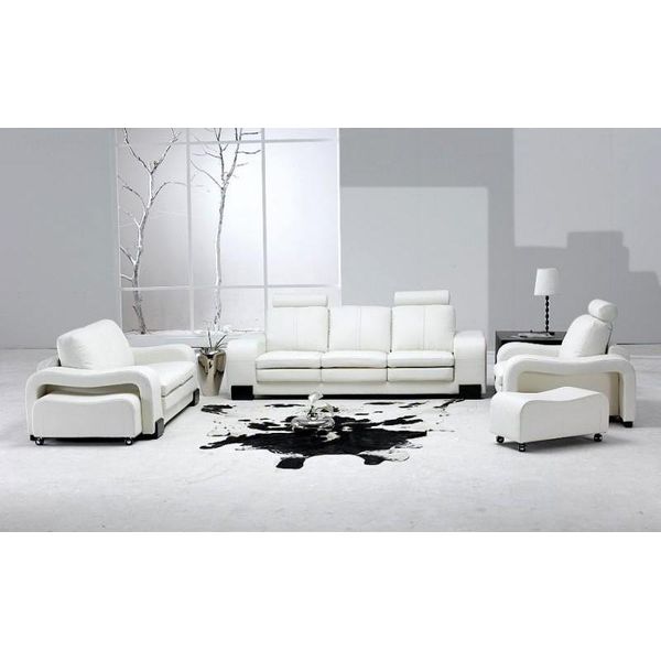 Set Di Divani Divano Divano Sedile Tappezzeria Set 3+2+1 Set Di Divani Divano In Pelle Franco W-image