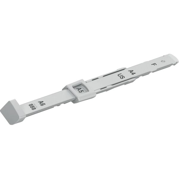Leitz 1729-00-85 1729 Guida Di Arresto Per Perforatore Nexxt Serie 2018 - Plastica, Grigio-image