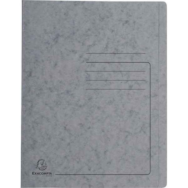 Exacompta 39989E Schnellhefter - A4, 350 Blatt, Colorspan-Karton, 355 G/Qm, Grau-image
