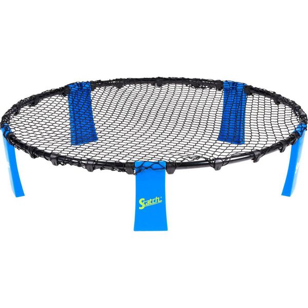 Scatch Scatch Spyderball Set - 92 X 20 Cm - Include Palla, Pompa, Telaio, Rete E Borsa Da Viaggio - Massimo 4 Giocatori - Blu/Nero-image