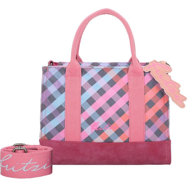 Fritzi Aus PreußEn Borsa A Tracolla Borsetta Izzy09 Limited Canvas Autumn Check Multicolore-image