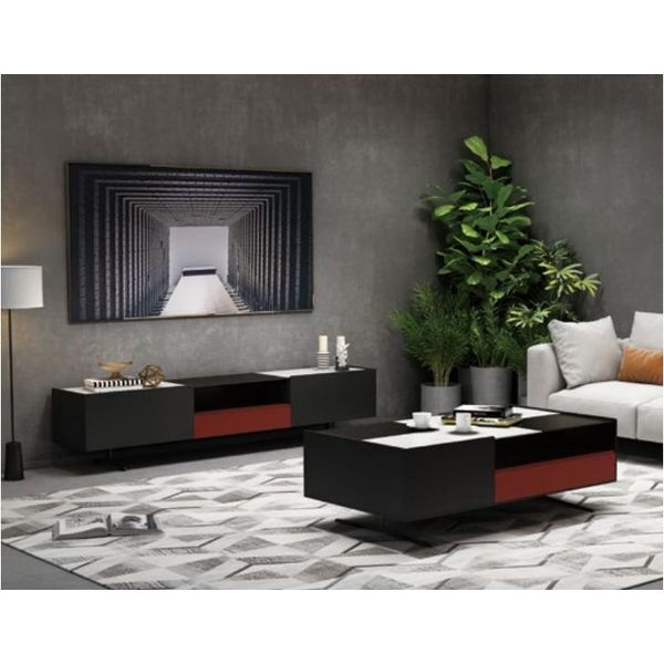 Mobile Da Soggiorno Credenza Rtv Cassettiera Mobile Tv Lavagna Mobile Tv Mobili Tv-image