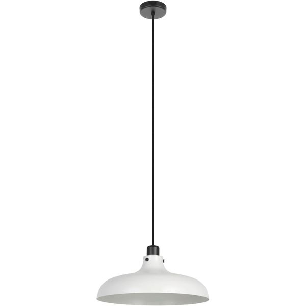 Eglo HäNgeleuchte "Matlock HäNgelampe, Esszimmerlampe, Industrial, Metall, E27, Lampe", Grau, 1, Ø 38Cm H: 110Cm, 1 Stk., Leuchten, Eglo HäNgeleuchte Matlock Grau, Schwarz 1X40W H:110 Ø 38 Cm, HäNgeleuchte-image