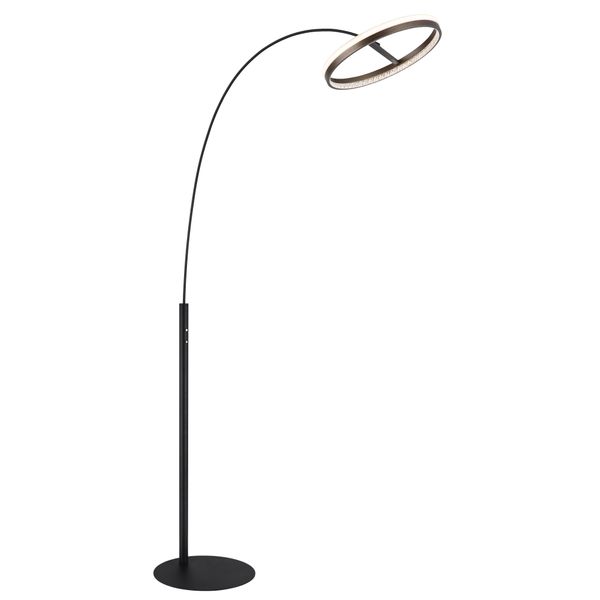 Globo Lighting Stehlampe "Della", Schwarz Matt, H: 190,4Cm, 1 Stk., Leuchten, Stehlampe Wohnzimmer Schlafzimmer Flur Design-Leuchte, Stehlampe-image