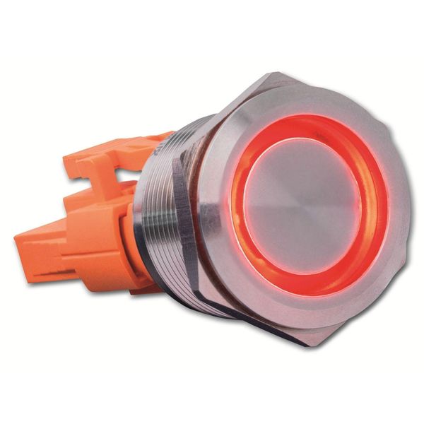 Joy-It BUTTON22C-M-RD Interruttore A Pulsante 250 V/Ac 15 A 1 X On/(Off) IP67, IK10 Momentaneo 1 Pz-image