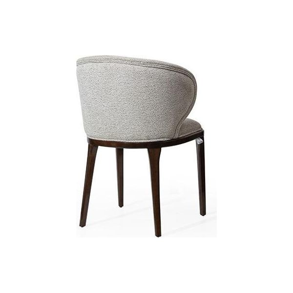 Esclusiva Sedia Da Sala Da Pranzo Grigia Sedie Moderne Sedia Imbottita Di Design-image
