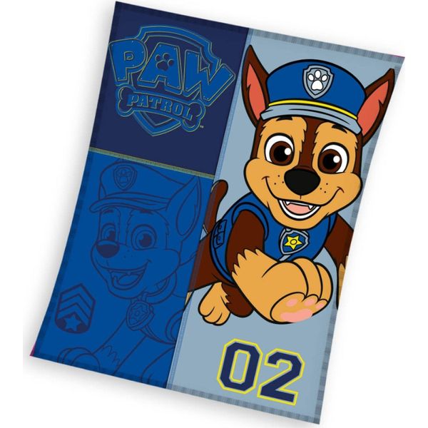 Coperta Per Bambini Tlapková Patrola Policeman Chase 150X200 Cm-image