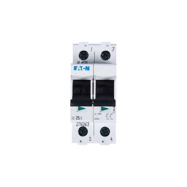 Interruttore Principale A 2 Poli 25 A 2 Contatti Na 2 Contatti Na 240 V/Ac 276263 (276263)-image