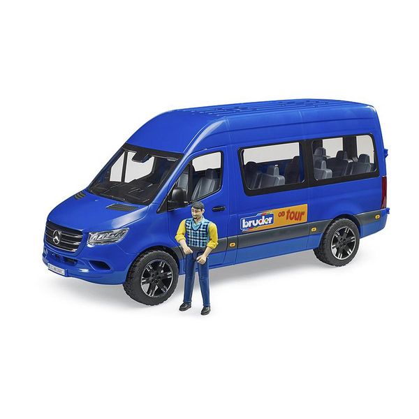 Bruder Mb Sprinter Transfer Mit Fahrer, Bus, Spielzeugauto, Spielzeug Auto, 02681-image